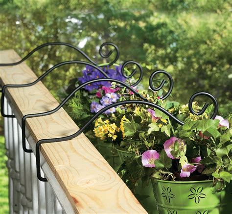 Hanging Flower Boxes For Deck Railings Flowers