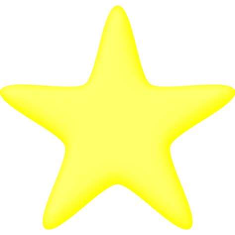 3d Yellow Star Free Svg