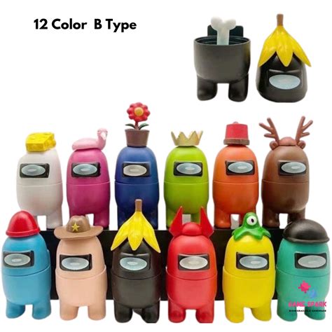 12 Style Among Us Action Figure Toys Changeable Model Pvc Etsy