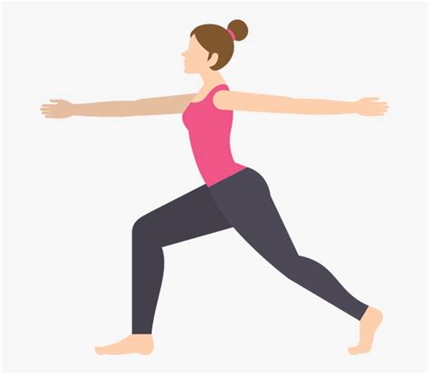 Warrior 2 Pose Ii - Yoga , Free Transparent Clipart ...