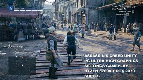 Assassin S Creed Unity Pc Ultra High Graphics Settings Gameplay Rtx