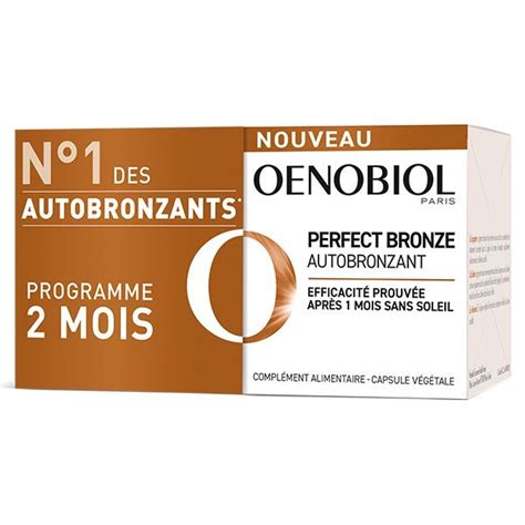 Oenobiol Perfect Bronze Autobronzant Lot De 2 X 30 Gélules Pas Cher