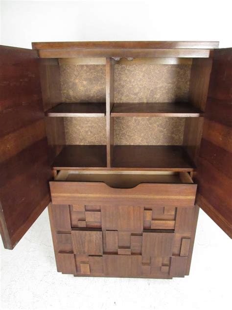 Lane staccato brutalist bedroom set. Mid-Century Brutalist Bedroom Set by Lane Furniture For ...