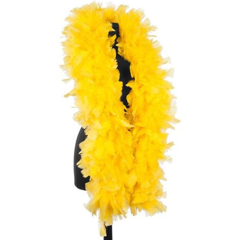 Bright Yellow 150 Gram Turkey Feather Boas Turkey Ruff Halloween Costume 6ft Long Turkey