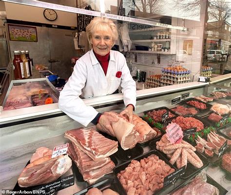 Britains Longest Serving Butcher 80 Fears Her Business Faces The