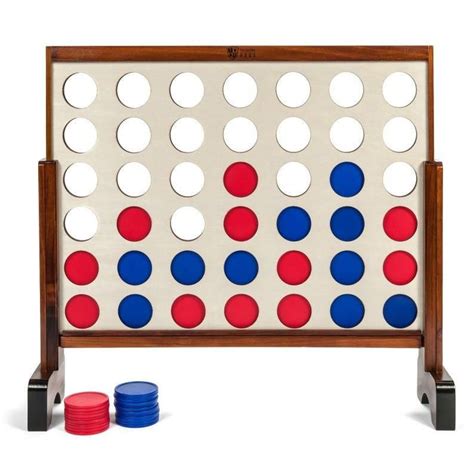 Giant Connect Four Stained Wood Tailgating Pros Etsy Staining Wood