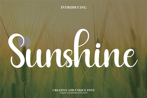 Sunshine Font By Strongkeng Old · Creative Fabrica