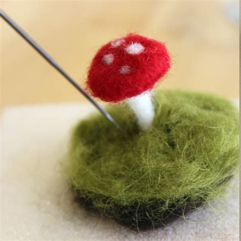 How To Make A Needle Felted Mushroom Terrarium Dear Handmade Life