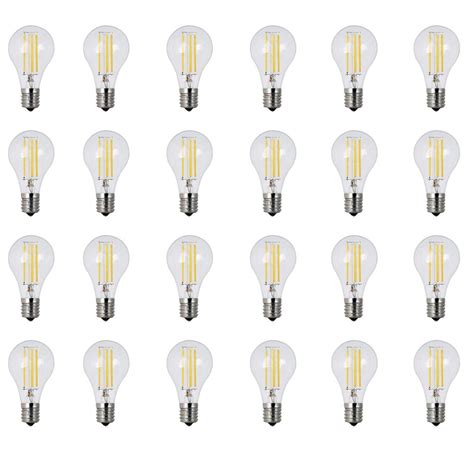 This ceiling fan has the 18w led light. Feit Electric 40W Equivalent Soft White (2700K) A15 ...