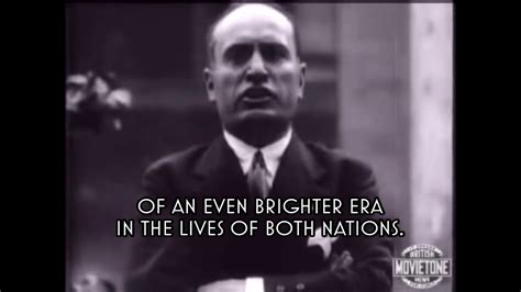 Mussolini Speaks To The Americans 1927 Youtube