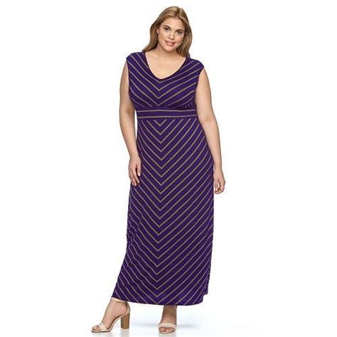 Plus Size Apt 9® Striped Maxi Dress Striped Maxi Dresses Maxi Dress Womens Maxi Dresses