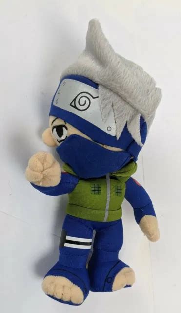 Naruto Kakashi Hatake Banpresto 2007 Plush 8 Stuffed Tag Toy Doll