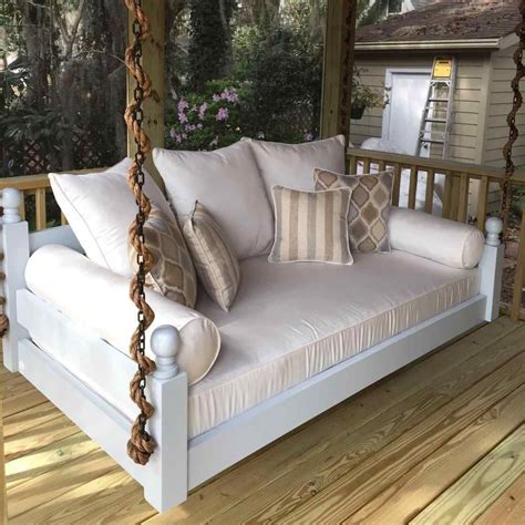 15 Best And Beautiful Hanging Bed For Porch — Breakpr Porch Swing Bed Outdoor Bed Swing