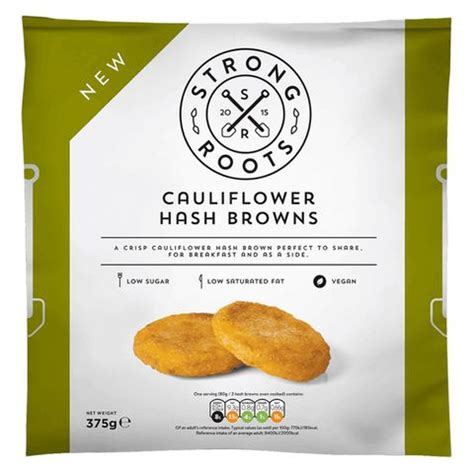 Strong Roots Cauliflower Hash Browns 375g Price In UAE Carrefour UAE