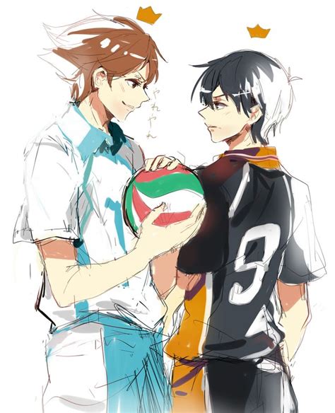Todos los créditos se los llevan las personas que hicieron los fondos el primer haikyuu wallpapers. Oikawa Tooru & Kageyama Tobio - Haikyuu!! / HQ ...