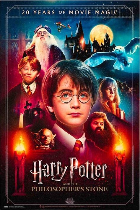 Poster Harry Potter Philosopher S Stone 20th Anniversary Harry