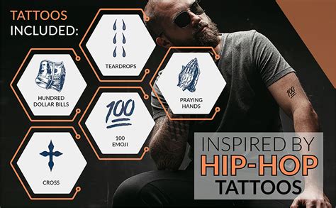 Amazon Com Thug Ink Temporary Tattoos Volume I Temporary Tattoos Face Tattoos