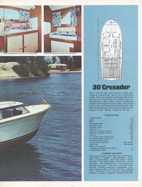 Chris Craft 1966 Crusader Brochure Sailinfo I