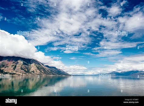 Kluane Lake In Yukon Territory Canada Stock Photo Alamy