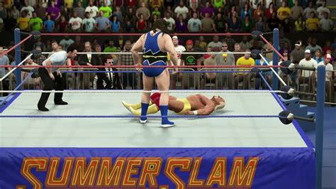 Summerslam 90 Earthquake Vs Hulk Hogan Video Dailymotion
