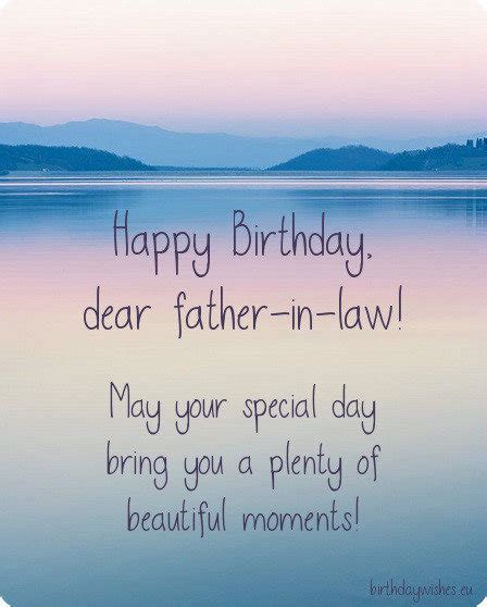 Maybe you would like to learn more about one of these? Happy Birthday Wishes For Father-In-Law | BirthdayWishes.eu