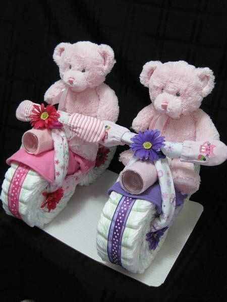 Maybe you would like to learn more about one of these? Twin Girl Diaper Cake Ideas 8483 | Cute Diaper Cake Idea ...
