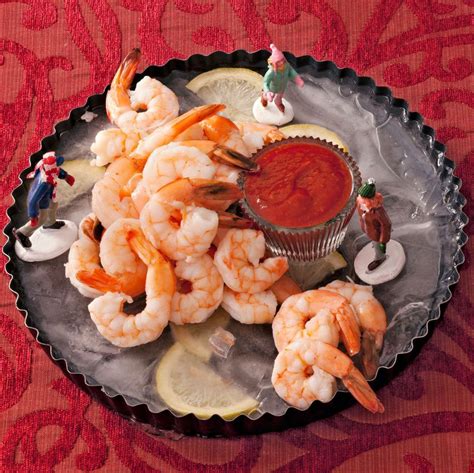 This traditional italian christmas dinner includes at least seven different types of seafood. Holiday Shrimp on Ice | Recipe in 2020 | Christmas party food, Food recipes, Food