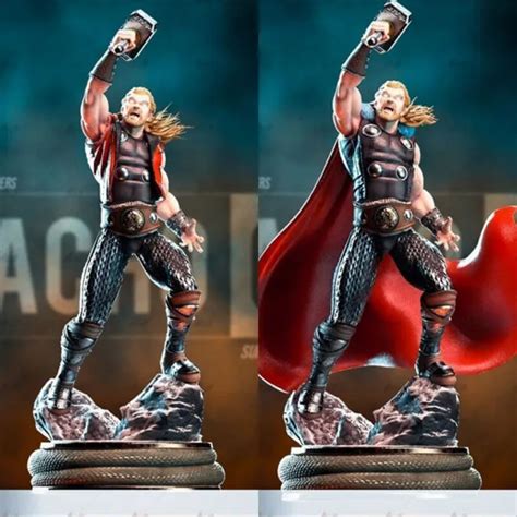 Thor Marvel 3d Printing Unpainted Model Gk Blank Kit Statue New Hot Toy
