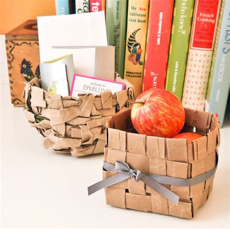 Paper Bag Basket Cool Upcycling Projects To Try In 2023 Popsugar