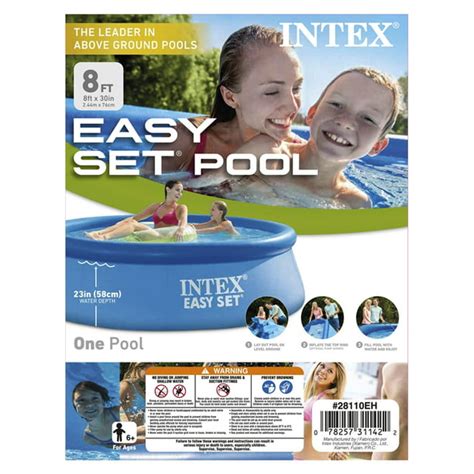 Intex 8 Ft X 30 In Easy Set Swimming Pool