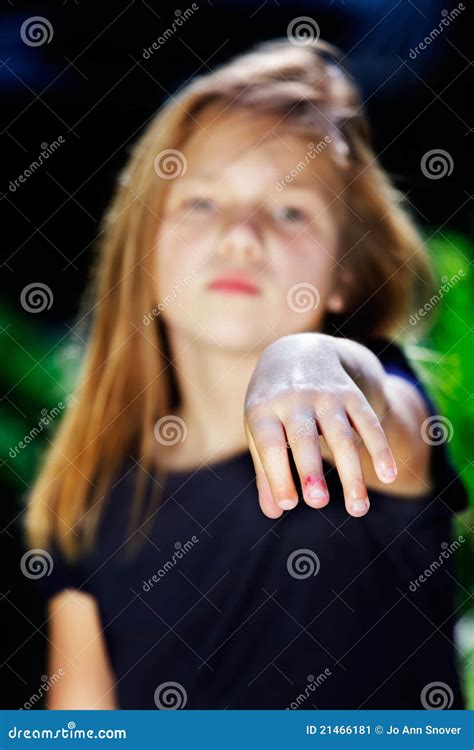 Child Biting Nails Stock Image Image Of Vertical Nail 21466181