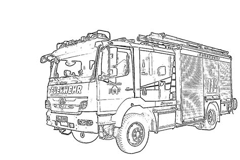 Ausmalbilder zum thema feuerwehr und feuer löschen. Feuerwehr der Stadt Jüchen - Ausmalbilder von der ...