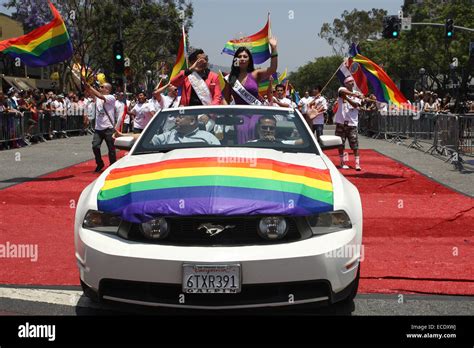 West Hollywood Gay Pride Parade Featuring Atmosphere Where West Hollywood California United
