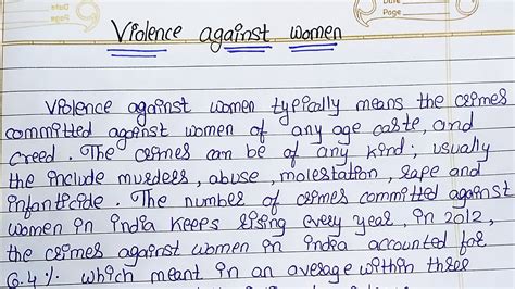 Violence Against Women Essay Telegraph