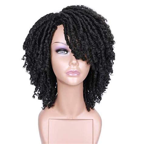 Hanne Dreadlock Wig Short Twist Wigs For Black Women And Men Afro Curly