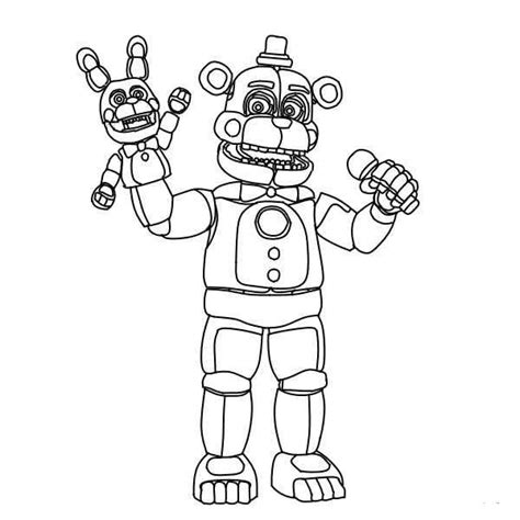 Printable fnaf 6 coloring pages. Fnaf Chica Coloring Page - Learning How to Read