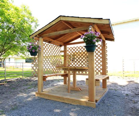 Hexagon shaped iron victorian gazebo domed top includes corner seating arbour the wooden workshop antique cream metal gazebo dome design amazing awarding winning pool. DIY Backyard Gazebo : 19 Steps (with Pictures) - Instructables