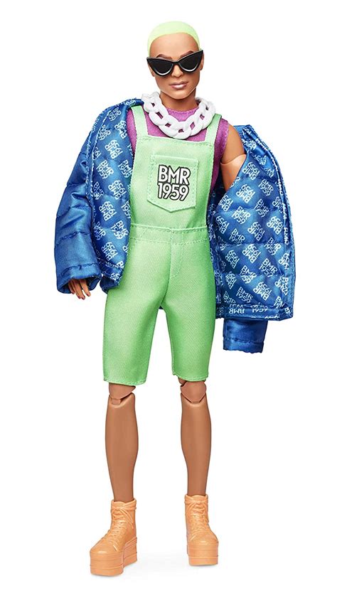 Barbie Bmr1959 Ken Fully Poseable Fashion Doll With Neon Hair Amazon