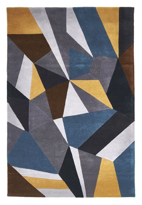 These luxurious carpets will liven up any room you put them in! and this Hand-tufted Blue Grey Yellow Wool Rug - Rug ...