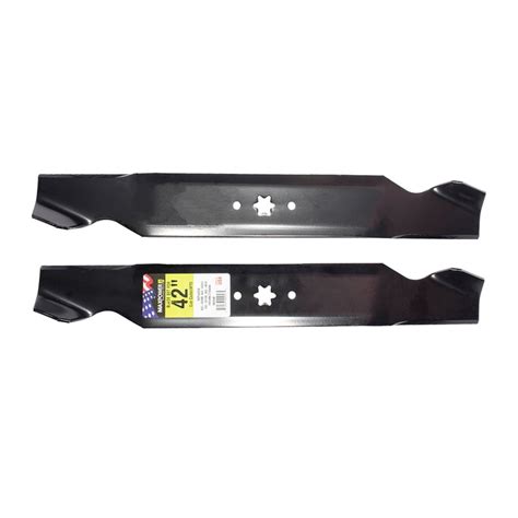 Maxpower 42 In Standard Mower Blade Set For Riding Mowers 2 Pk