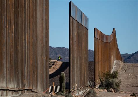 Border Wall Is Quickly Changing Look Of Desert In Southwestern Arizona