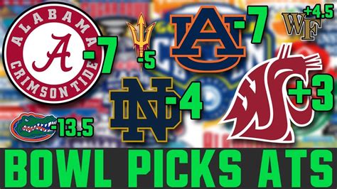 CFB Bowl Game Spread Picks (College Football Bowl Picks ...