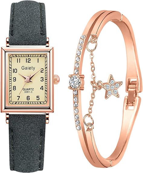腕時計 レディース 赤白 クオーツ式 高級 スクエア 革 ベルト 新品 腕時計 アナログ lincrew main jp