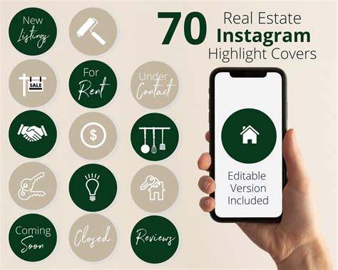 Real Estate Instagram Highlight Covers Real Estate Templates Co