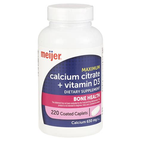 Calcium Citrate With Vitamin D
