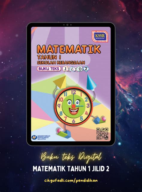 Buku Teks Digital Matematik Tahun 1 Jilid 2 Sekolah Kebangsaan – Cikgu