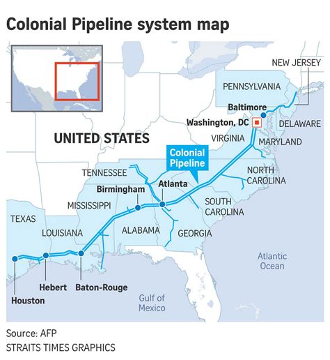 Colonial Pipeline Map Maryland Colonial Pipeline Shuts Down East