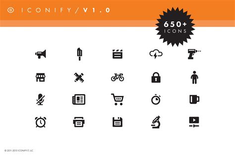 650 Icons Of Everyday Objects ~ Icons ~ Creative Market