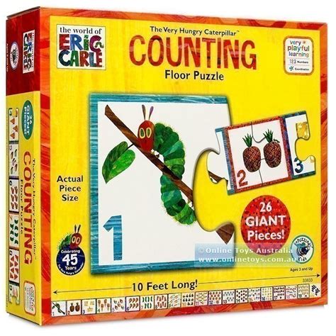 It has been adapted from the original work of eric carle. Eric Carle - The Very Hungry Caterpillar - Counting Floor Puzzle