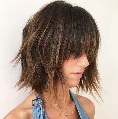 20 Ideas Of Razored Shaggy Bob Hairstyles With Bangs
